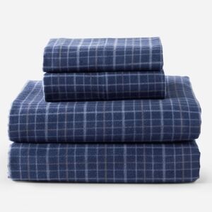 Pendleton Flannel King Sheet Set Seldon Plaid